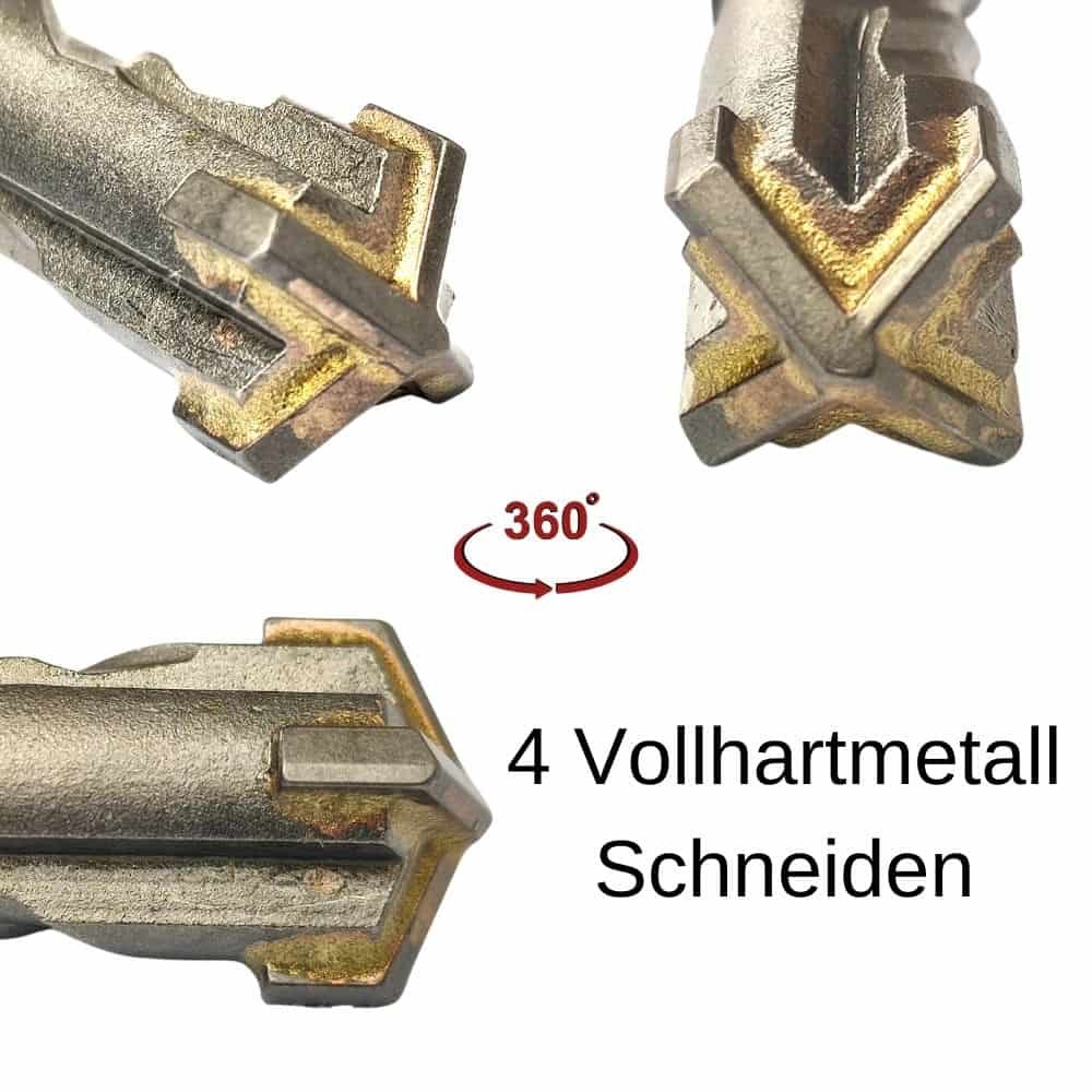 Burghiu pentru ciocan SDS-PLUS 4 tăietori Ø 5,0mm x 110mm lungime-1