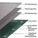 albastru 650 g/m² PVC 3 x 6m (18m²) Prelată-1