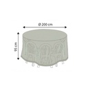 Husă de protecție Deluxe pentru set de scaune rotunde, aprox. 200x95-0