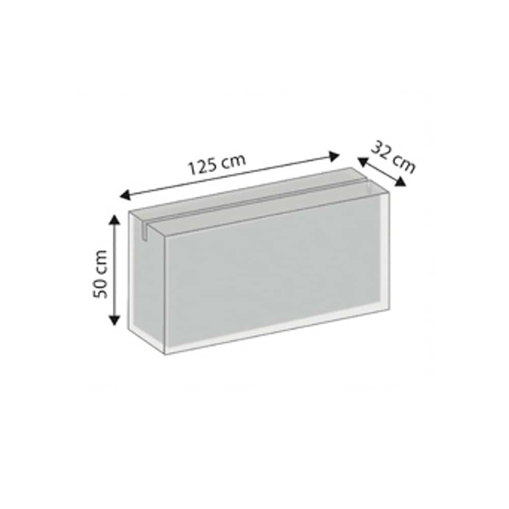 Husă de protecție Deluxe pentru perne de scaun, aprox. 125x32x50-0