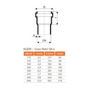 Fiting de puț KGF DN/OD 200/240-0