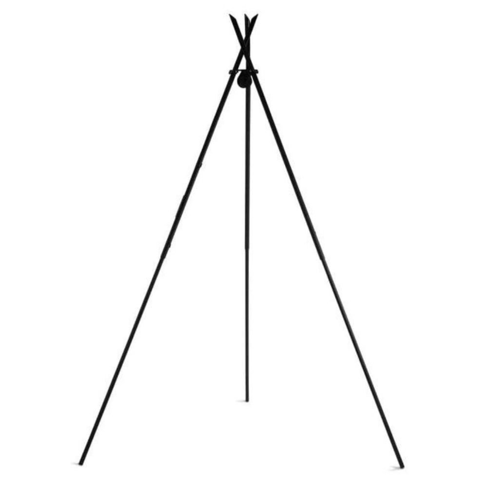 Grătar rotativ „TIPI“ 210 cm + grătar dublu 70cm și 40 cm din oțel natural-0