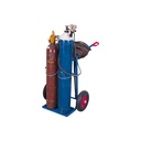 Cărucior pentru butelii 200 kg pentru 2 butelii de oțel Anvelope pneumatic 855 x 975 x 1240 mm-0