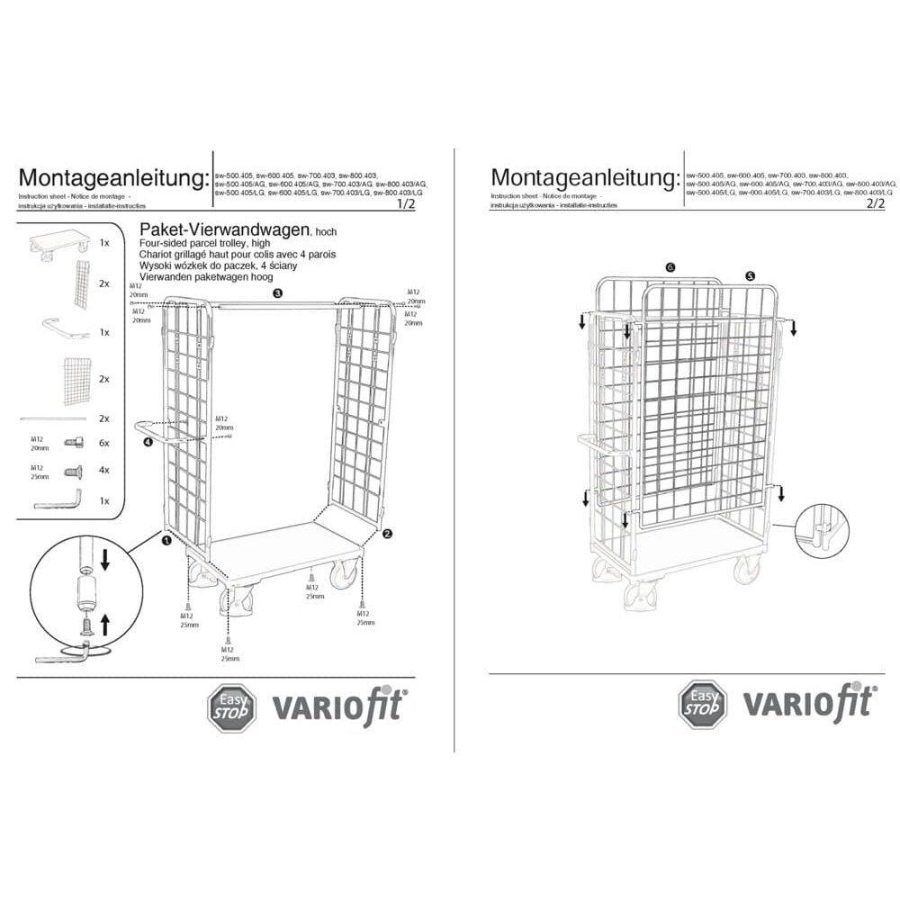 Pachet-Vierwandwagen înalt Tip S + EasySTOP-1