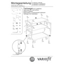 Carucior de masă 250 kg cu 3 platforme mâner înalt Tip M + EasySTOP-0