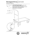 Cărucior cu mâner pentru împingere 1000 kg Tip S + EasySTOP-0