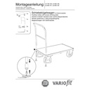 Cărucior cu mâner glisant 1000 kg Tip L + EasySTOP-0