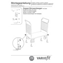 Cărucior frontal cu grilaj dublu 500 kg Tip XL + EasySTOP-0