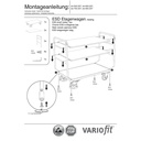 ESD Cărucior etajat cu 3 rafturi Tip M + EasySTOP-0