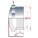 PVC-U Capac IG 1/2" PN10-0