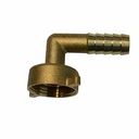 2/3 Conector furtun alamă 3/4" unghi - 13 mm-0