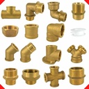 Threaded Fitting Brass Double Nipple 1" M x 1" M-1