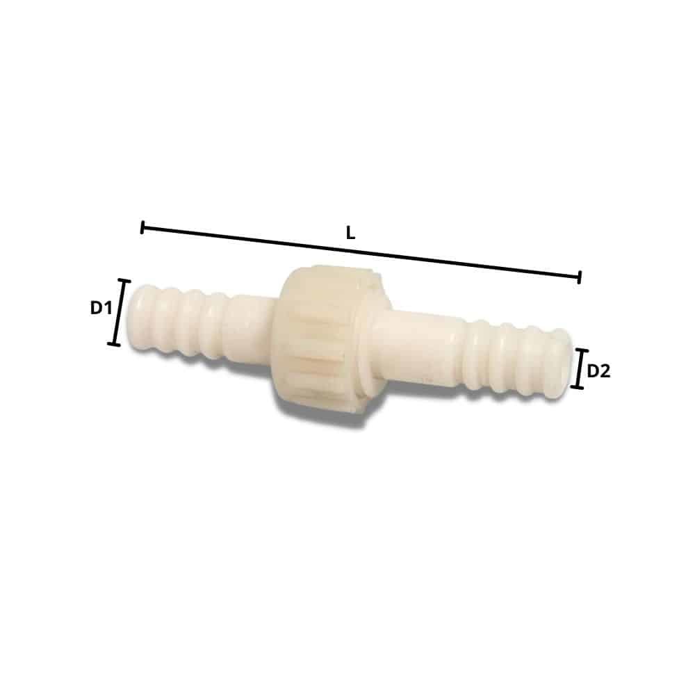 Conector furtun plastic 3/3 cuplaj țeavă 16 mm-0