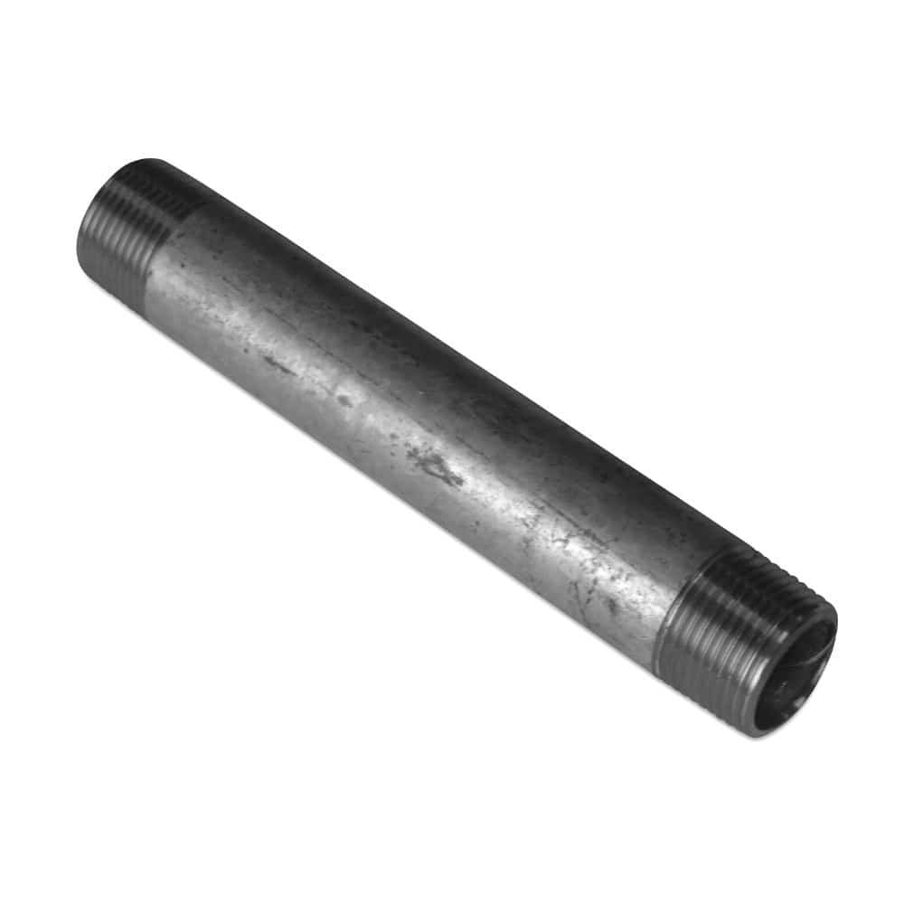 Fiting cu filet Nipel de țeavă zincat 2" AG x 2" AG 80 mm