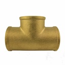 Threaded Fitting Brass T-Piece Reduced 1" Female x 3/4" Female x 1" Female