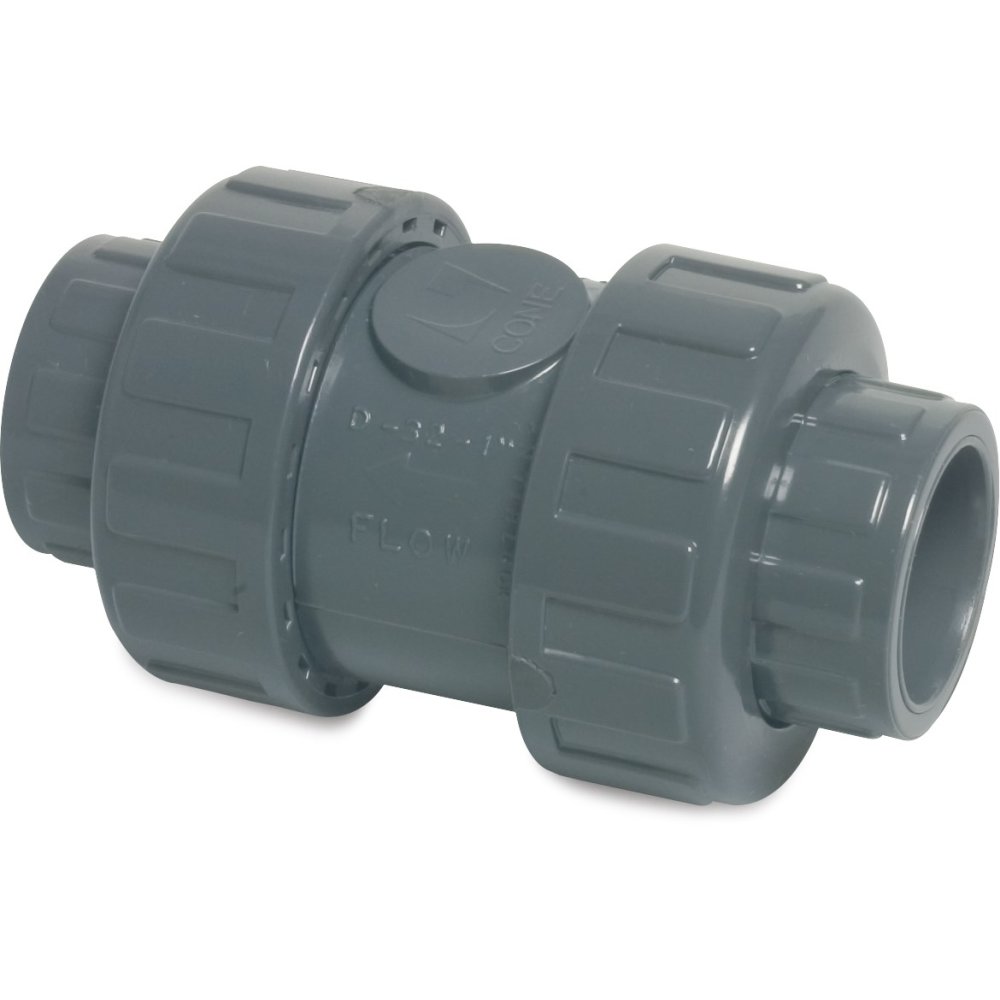 Supapă de reținere PVC - U 40 mm mufă adezivă