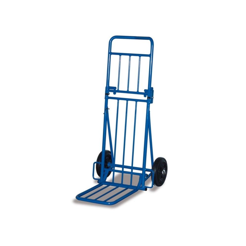 Roller pentru pachete 100 kg pliabil de 2 ori anvelope de cauciuc termoplastic 475 x 625 x 1025 mm