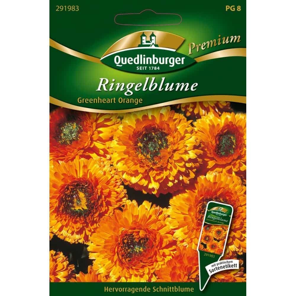 Calendula, Greenheart orange