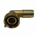 2/3 Conector furtun alamă 1" unghi - 19 mm