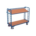 Cărucior cu etaje cu 2 platforme 250 kg capacitate de încărcare Tip M + EasySTOP