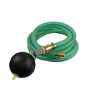 1"/25mm furtun de aspirație și refulare cu preluare plutitoare + 1" conector dublu exterior 15m