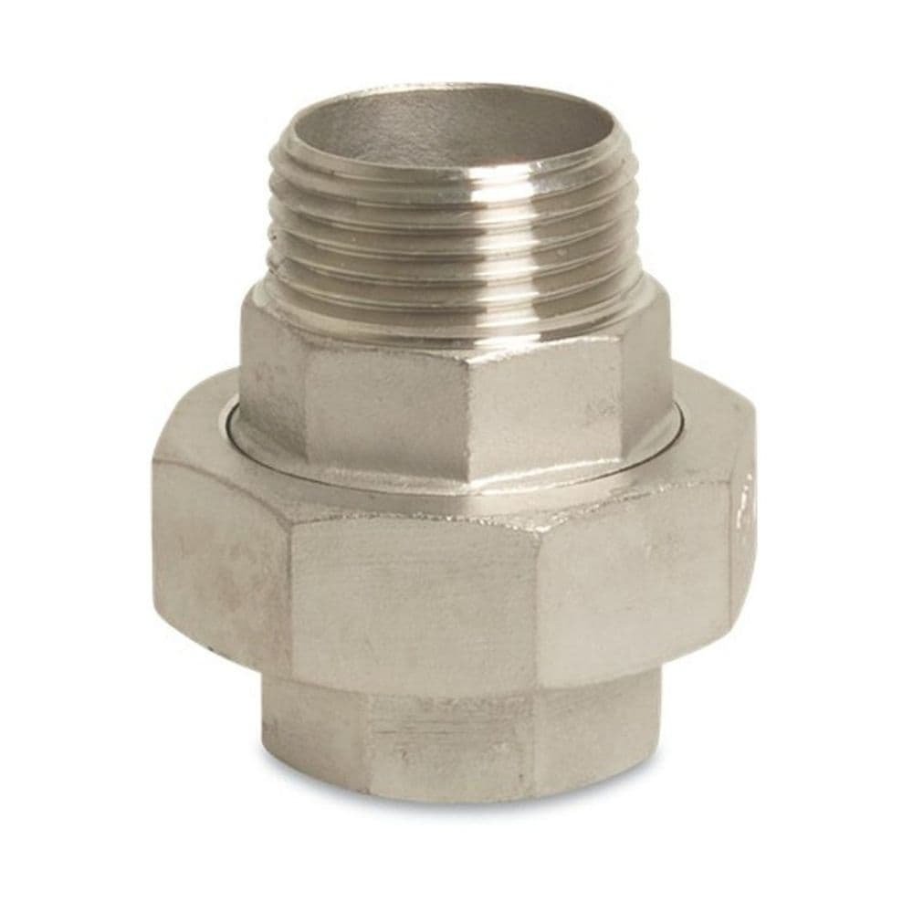 Fiting filetat din oțel inoxidabil cu racord 1 1/2" FI x 1 1/2" FE tip conic