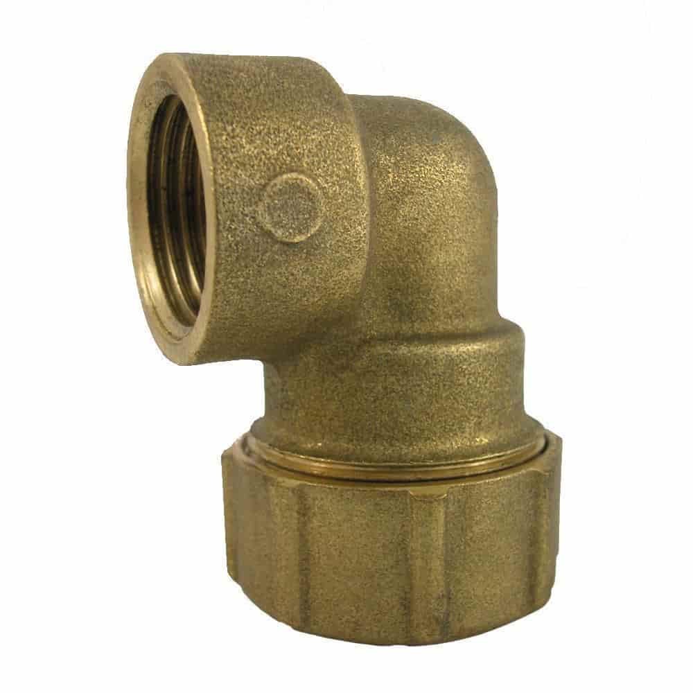 Brass PE Pipe Fitting 90° Elbow IG 40x1 1/4"