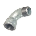 Fiting filet fontă maleabilă cot 90° scurt 1/2" IG x 1/2" AG