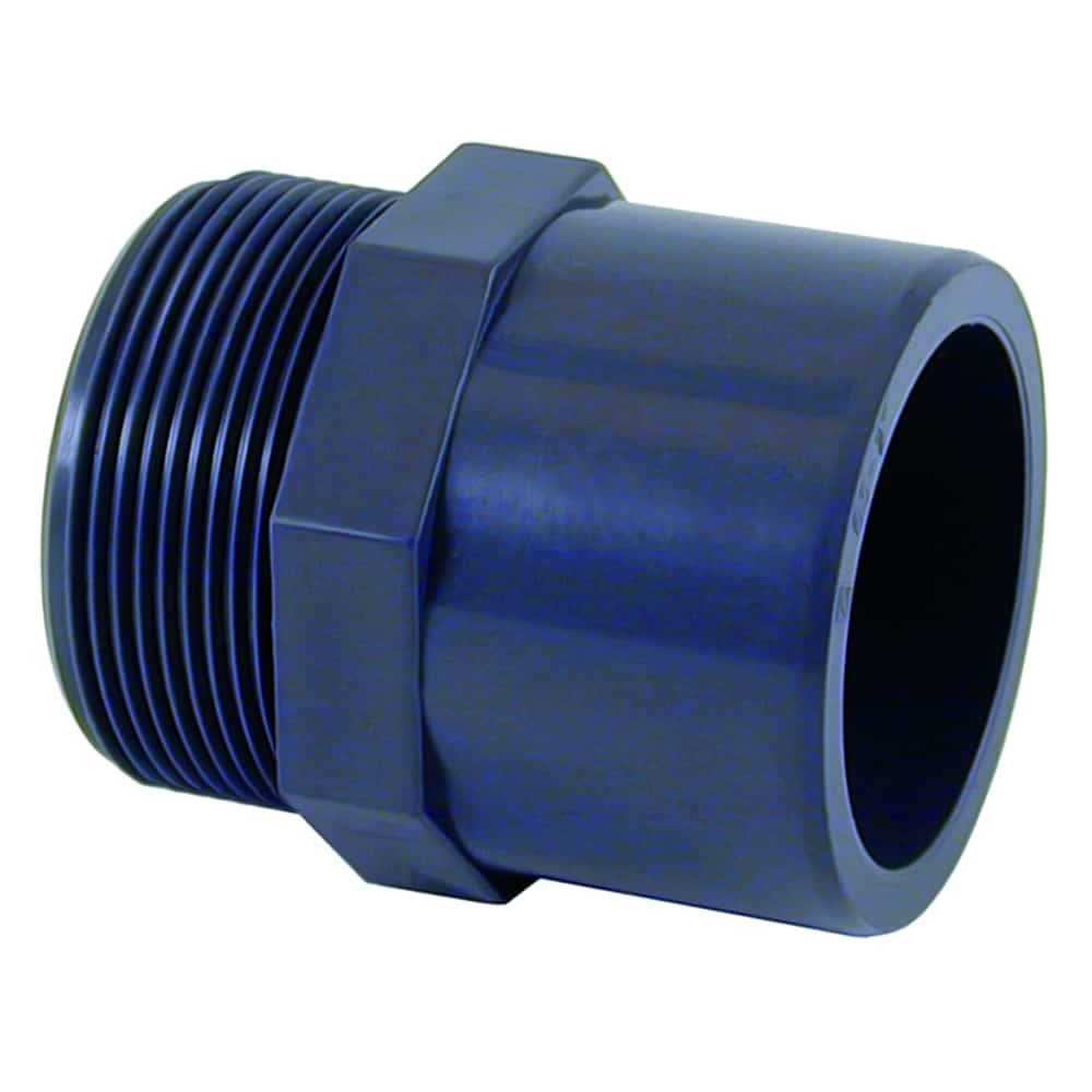 PVC-U Transition Socket x Male Thread 32-25mm x 3/4" PN10