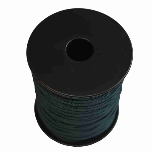 [BONI-42156-1] Coardă de fixare PP împletită 2, 5mm negru-verde 25m