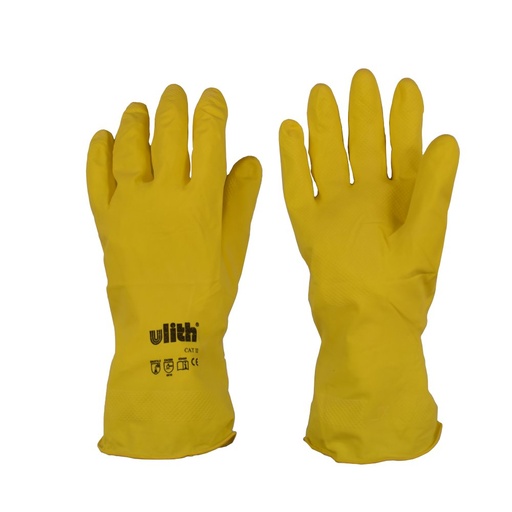 [BONI-42201-10] Mănuși industriale din latex-cauciuc mărimea L/9 galben