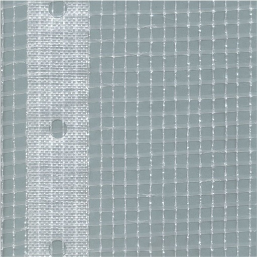 [BONI-42249-02] Prelată cu plasă pentru schele 1, 70 x 20 m 200 g/m² Alb/Translucid