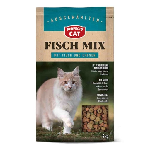 [BONI-42679-2] Hrană pentru pisici Perfecto Cat Classic Mix cu pește 2kg