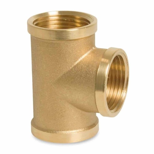 [BONI-34604] Threaded Fitting Brass T-Piece 1 1/4" Female Thread