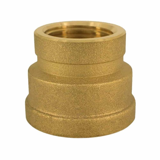 [BONI-34479] Threaded Fitting Brass Coupling Reduced 1" Female x 1/2" Female