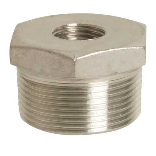 [BONI-42276-191] Threaded Fitting Stainless Steel Reducer 4" M x 2" F