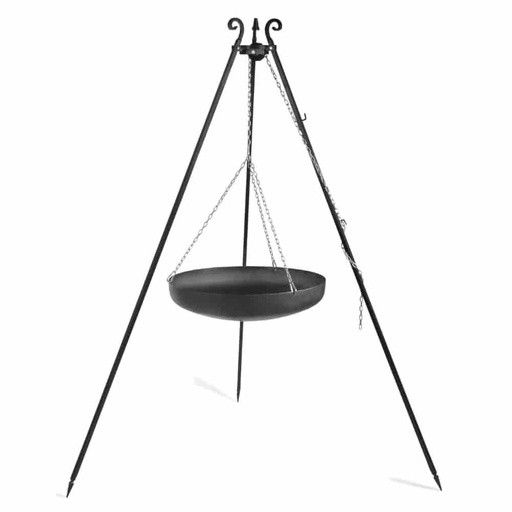 [BONI-C111010] Wok pe trepied din oțel natural 180 cm - 60 cm diametru