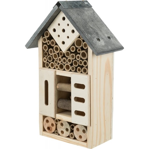 [BONI-42316] Hotel pentru insecte, lemn de pin / ardezie 18 x 29 x 10 cm