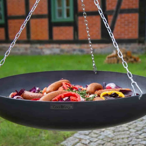 [BONI-C111013] Wok pe trepied din oțel natural 200 cm - 60 cm diametru