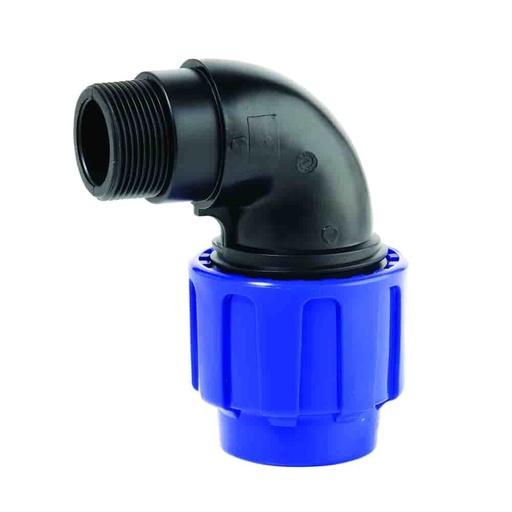 [BONI-32056] PP PE Pipe Fitting 90° Elbow 32 x 3/4" M