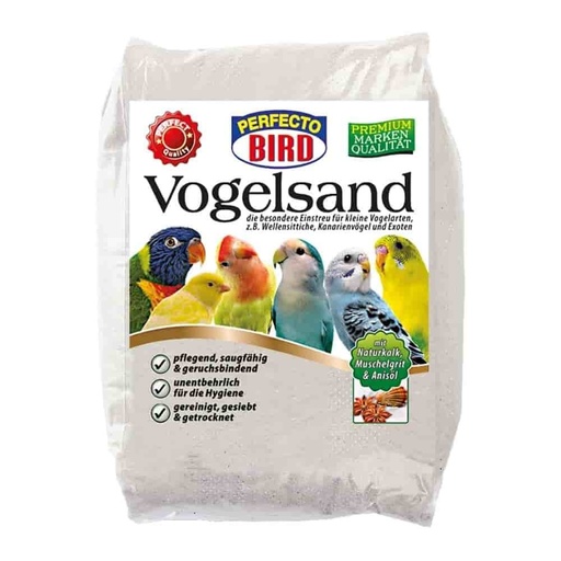 [BONI-42719] Perfecto Bird Nisip natural pentru păsări 2,5 kg