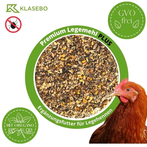 [BONI-42471] 25 kg Premium Legemehl PLUS cu Oregano - Hrană pentru păsări pentru găini, gâște, rațe