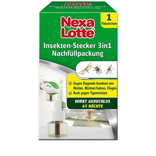 [BONI-3904] NEXA LOTTE® Protecție împotriva insectelor 3 în 1 (pachet de reumplere) 35 ml