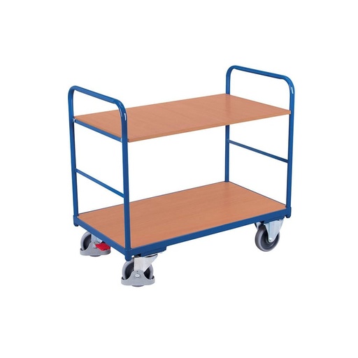 [BONI-sw-800.239] Cărucior cu etaje cu 2 platforme 250 kg capacitate de încărcare Tip XL + EasySTOP