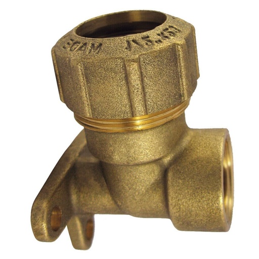 [BONI-34541] Brass PE Pipe Fitting 90° Female Wall Mount 20x1/2"