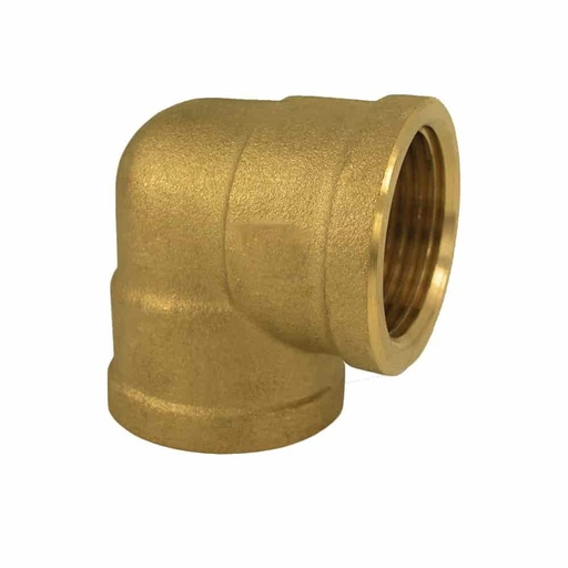 [BONI-34621K] Threaded Fitting Brass Elbow 90° 1/2" F x 1/2" F