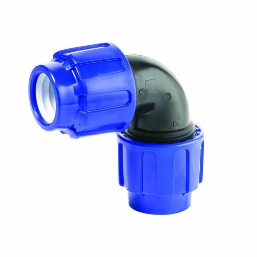 [BONI-01473K] PP PE Pipe Fitting 90° Angle 2 Fittings 40 x 40