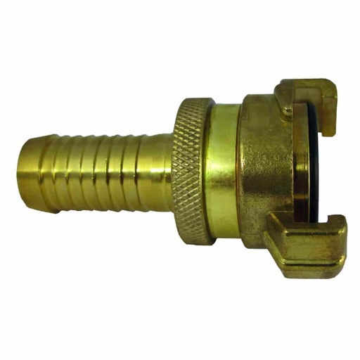 [BONI-33403K] Brass Quick Coupling with Locknut 1" Inch