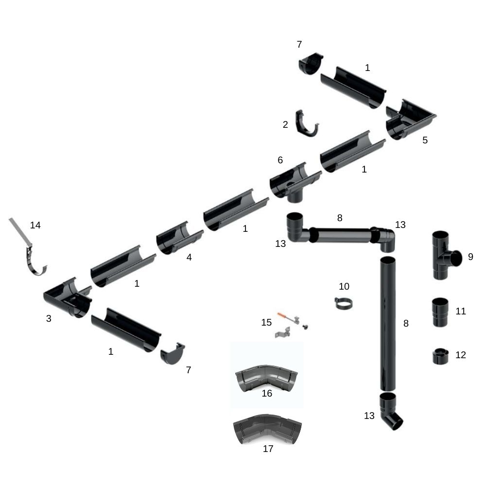 Conector jgheab maro Sistem 125-5